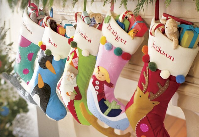 Filled With Joy New Stockings Free Shipping