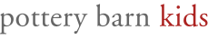 pottery barn kids