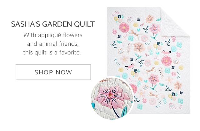 SASHA'S GARDEN QUILT - SHOP NOW