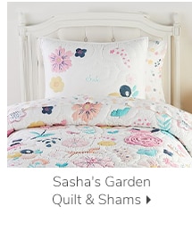 SASHA'S GARDEN QUILT & SHAMS