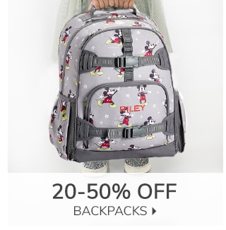 20-50% OFF BACKPACKS