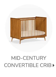 MID-CENTURY CONVERTIBLE CRIB