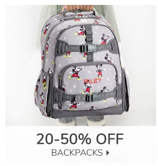 20-50% OFF BACKOACKS