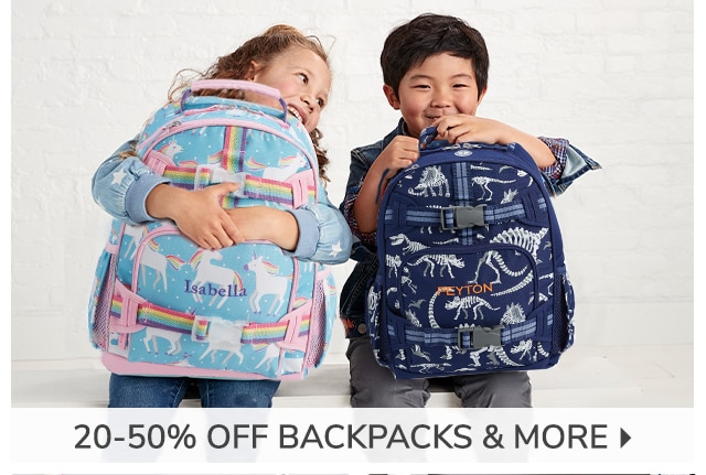 20-50% OFF BACKPACKS & MORE