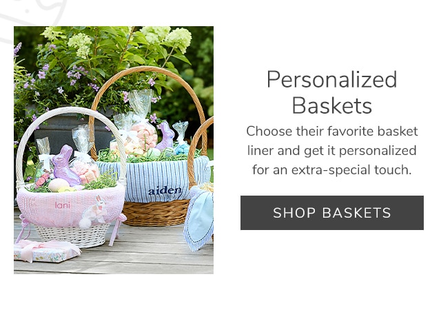 PERSONALIZED BASKETS - SHOP BASKETS