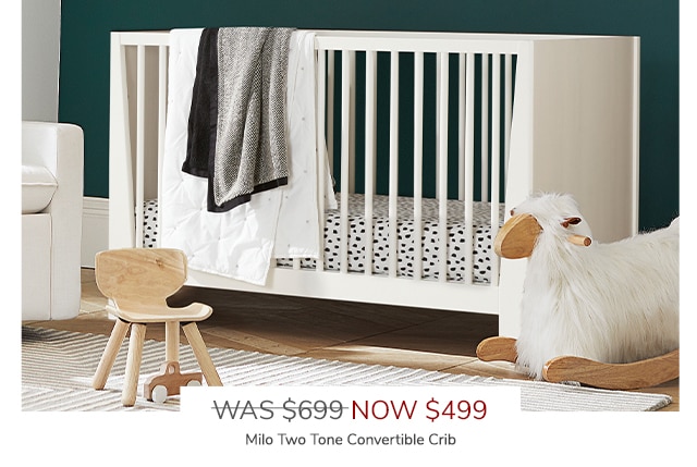 MILO TWO TONE CONVERTIBLE CRIB