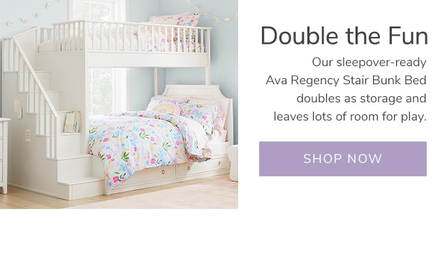 DOUBLE THE FUN - SHOP AVA REGENCY STAIR BUNK BED