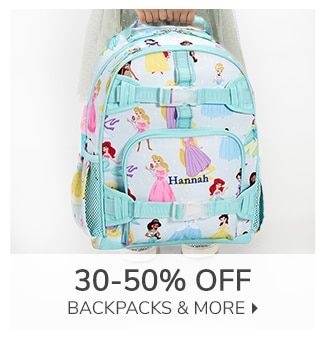 30-50% OFF BACKPACKS & MORE