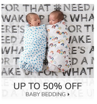 UP TO 50% OFF BABY BEDDING