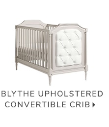 BLYTHE UPHOLSETERED CONVERTIBLE CRIB