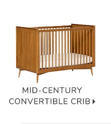 MID-CENTURY CONVERTIBLE CRIB