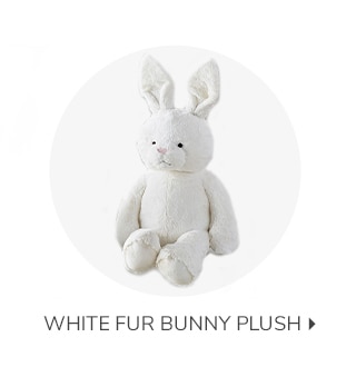 WHITE FUR PLUSH