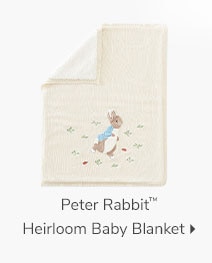 PETER RABBIT TM HEIRLOOM BABY BLANKET