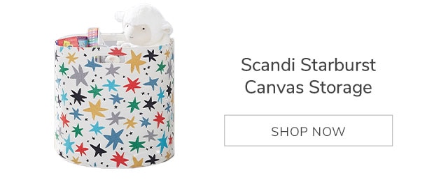 SCANDI STARBURST CANVAS STORAGE