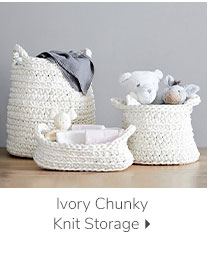 IVORY CHUNKY KNIT STORAGE