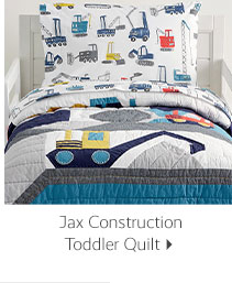 JAX CONSTRUCTION TODDLER QUILT