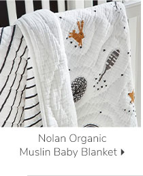 NOLAN ORGANIC MUSLIN BABY BLANKET