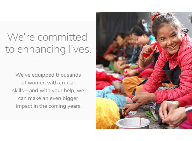 WE'RE COMMITTED TO ENHANCING LIVES