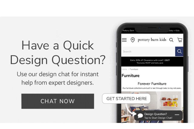 HAVE A QUICK DESIGN QUESTION - CHAT NOW