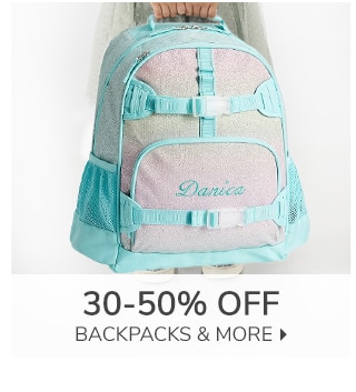 30-50% OFF BACKPACKS & MORE