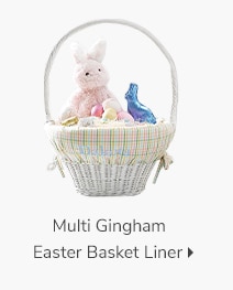 MULTU GINGHAM EASTER BASKET LINER