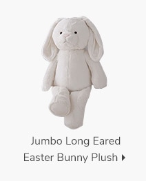 JUMBO LONG EARED EASTER BUNNY PLUSH