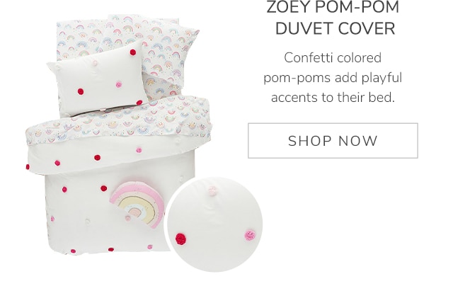 ZOEY POM-POM CUVET COVER - SHOP NOW