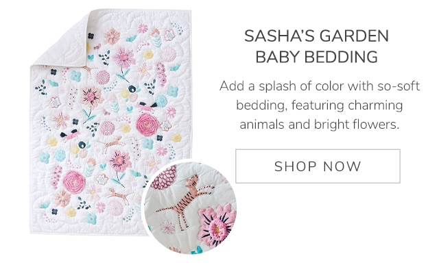 SASHA'S GARDEN BABY BEDDING - SHOP NOW