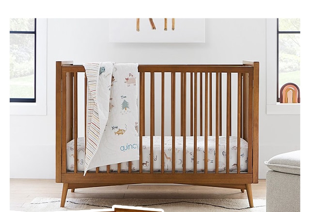 WEST ELM X PBK MID-CENTURY CRIB