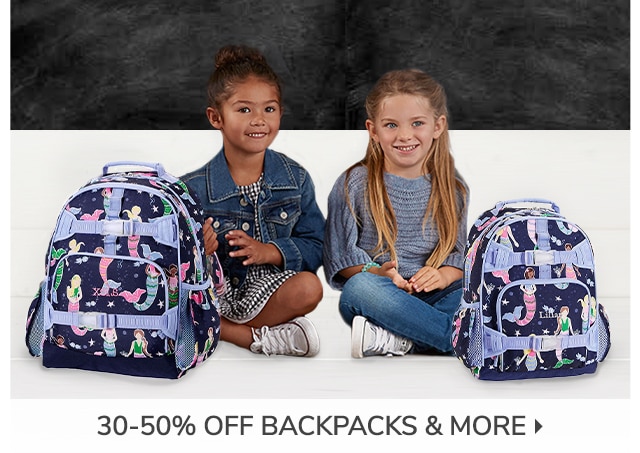 30-50% OFF BACKPACKS & MORE