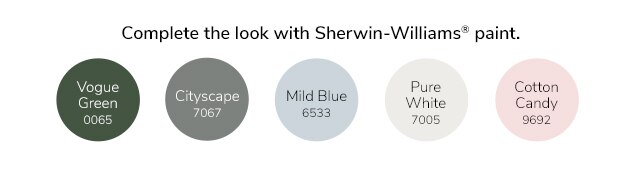 COMPLETE THE LOOK WITH SHERWIN-WILLIAMS® PAINT.