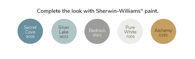 COMPLETE THE LOOK WITH THE SHERWIN-WILLIAMS® PAINT.