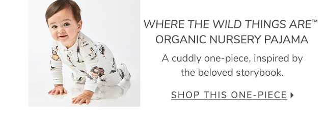 WHERE THE WILD THINGS ARE ORGANIC NURSERY PAJAMA