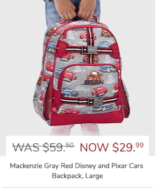 DISNEY AND PIXAR CARS BACKPACK, LARGE