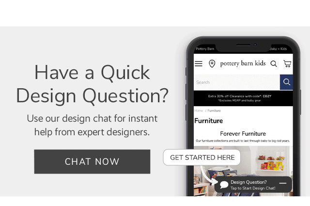 HAVE A QUICK DESIGN QUESTION? – CHAT NOW