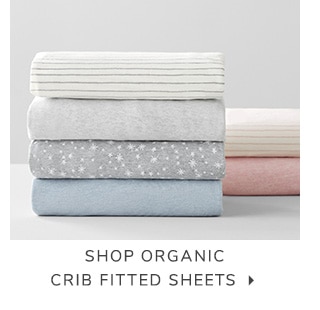 SHOP ORGANIC CRIB FITTED SHEETS