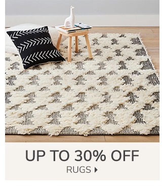 UP TO 30% OFF RUGS