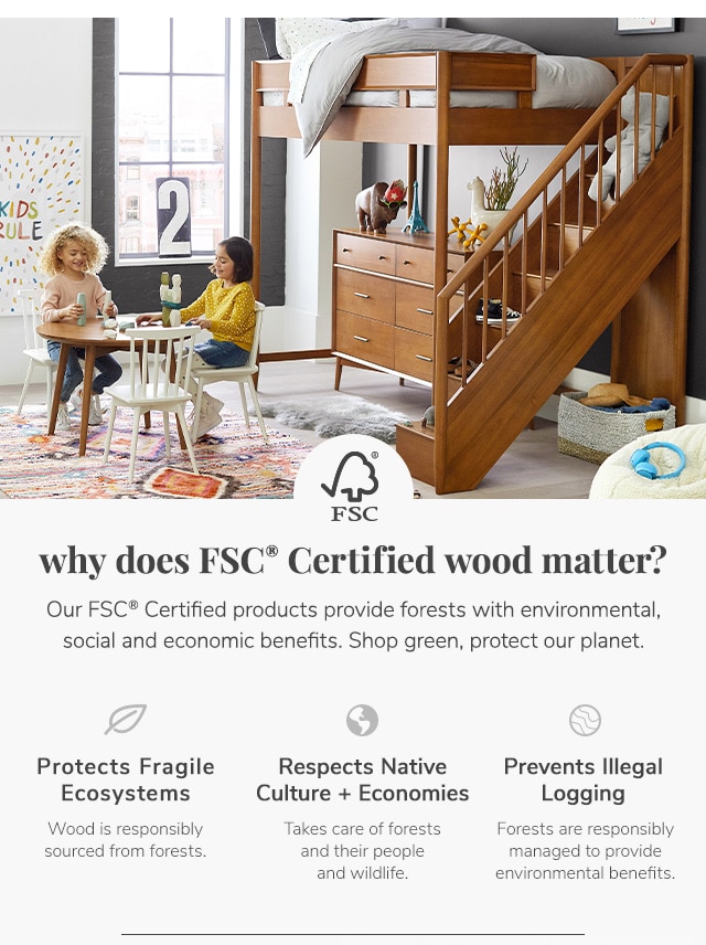 WHY DOES FSC® CERTIFIED WOOD MATTER?