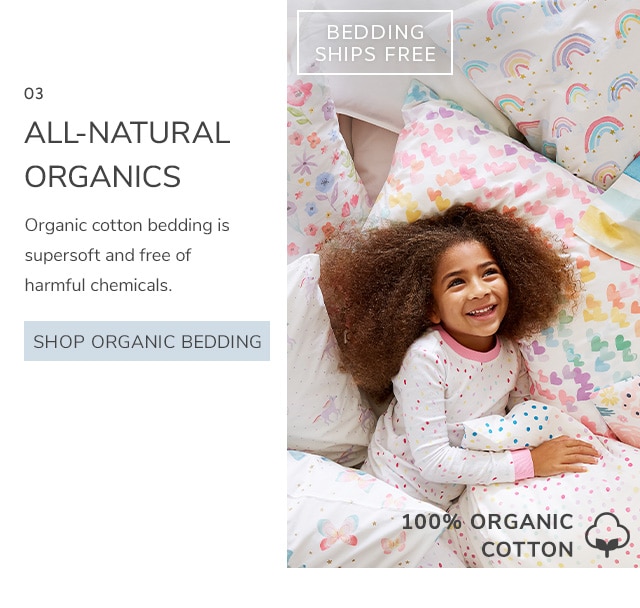 SHOP ORGANIC BEDDING