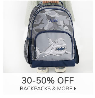 30-50% OFF BACKPACKS & MORE