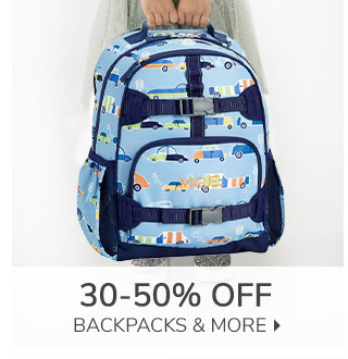 30-50% OFF BACKPACKS & MORE