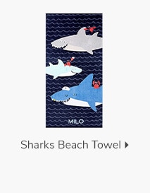 SHARK BEACH TOWEL