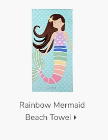 RAINBOW MARMAID BEACH TOWEL