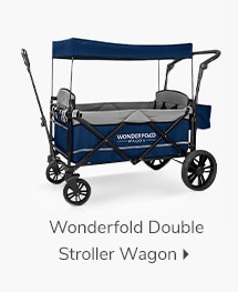 WONDERFOLD DOUBLE STROLLER WAGON