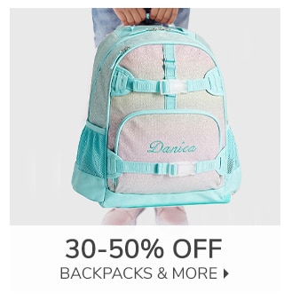 30-50% OFF BACKPACKS & MORE