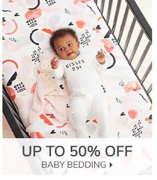 UP TO 50% OFF BABY BEDDING