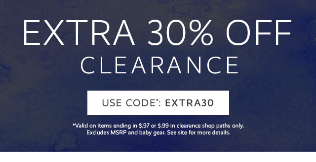 EXTRA 30% OFF