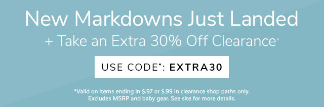 NEW MARKDOWNS JUST LANDED