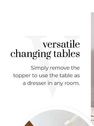 VERSITILE CHANGING TABLES