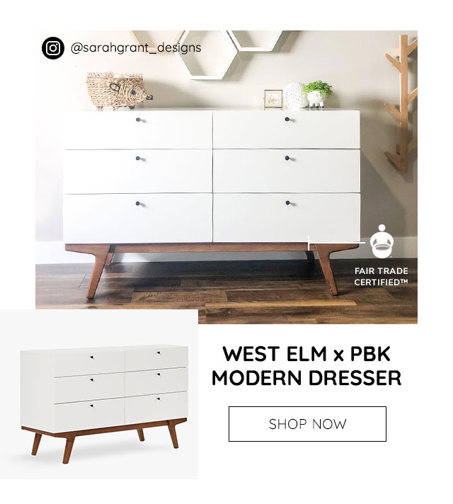 WEST ELM X PBK MODERN DRESSER